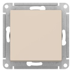 ATLASDESIGN Нажимная КНОПКА, сх.1, 10АХ, механизм, БЕЖЕВЫЙ, ATN000215