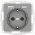 ATLASDESIGN РОЗЕТКА 16А c 2 USB A+C, 5В/2,4А/3,0А, 2х5В/1,5А, механизм, СТАЛЬ, ATN000932