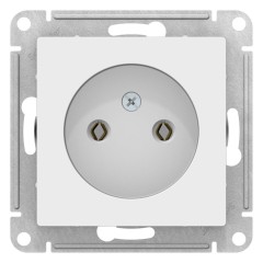 ATLASDESIGN РОЗЕТКА без заземления, 16А, механизм, БЕЛЫЙ, ATN000141