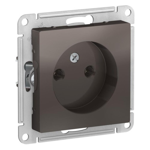 ATLASDESIGN РОЗЕТКА без заземления, 16А, механизм, МОККО, ATN000641