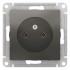 ATLASDESIGN РОЗЕТКА без заземления, 16А, механизм, СТАЛЬ, ATN000941