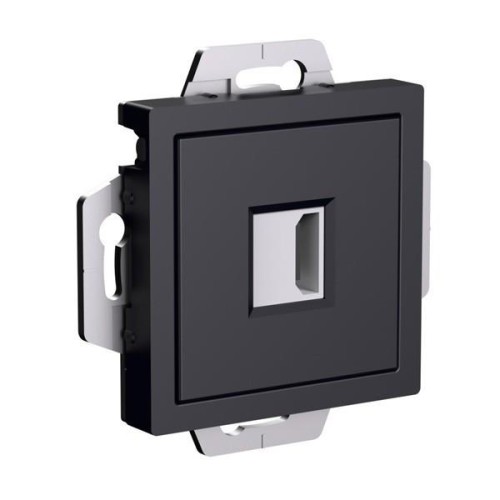 ATLASDESIGN РОЗЕТКА HDMI, механизм, КАРБОН, ATN001080