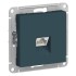 ATLASDESIGN РОЗЕТКА компьютерная RJ45, кат. 6A, механизм, ИЗУМРУД, ATN000886
