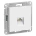 ATLASDESIGN РОЗЕТКА компьютерная RJ45, кат. 6A, механизм, ЛОТОС, ATN001386