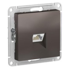 ATLASDESIGN РОЗЕТКА компьютерная RJ45, кат. 6A, механизм, МОККО, ATN000686