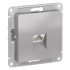 ATLASDESIGN РОЗЕТКА компьютерная RJ45, механизм, АЛЮМИНИЙ, ATN000383