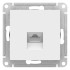 ATLASDESIGN РОЗЕТКА компьютерная RJ45, механизм, БЕЛЫЙ, ATN000183