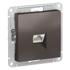ATLASDESIGN РОЗЕТКА компьютерная RJ45, механизм, МОККО, ATN000683