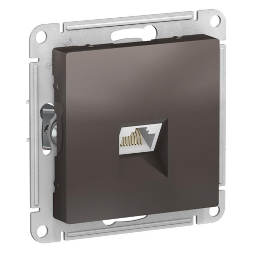 ATLASDESIGN РОЗЕТКА компьютерная RJ45, механизм, МОККО, ATN000683