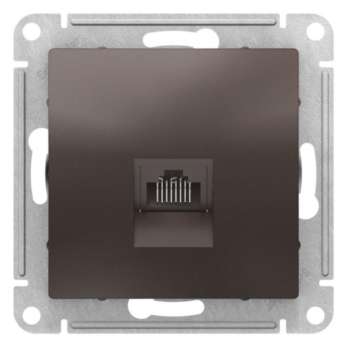 ATLASDESIGN РОЗЕТКА компьютерная RJ45, механизм, МОККО, ATN000683