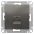 ATLASDESIGN РОЗЕТКА компьютерная RJ45, механизм, СТАЛЬ, ATN000983