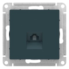 ATLASDESIGN РОЗЕТКА телефонная RJ11, механизм, ИЗУМРУД, ATN000881