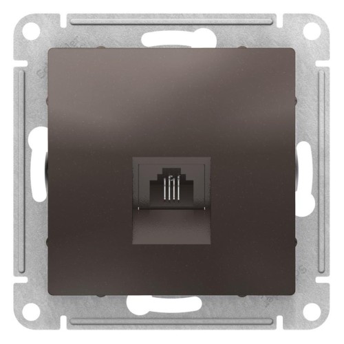 ATLASDESIGN РОЗЕТКА телефонная RJ11, механизм, МОККО, ATN000681