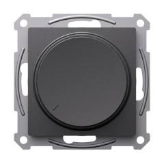 ATLASDESIGN СВЕТОРЕГУЛЯТОР (диммер) повор-нажим, LED, RC, 400Вт, мех., БАЗАЛЬТ, ATN001423