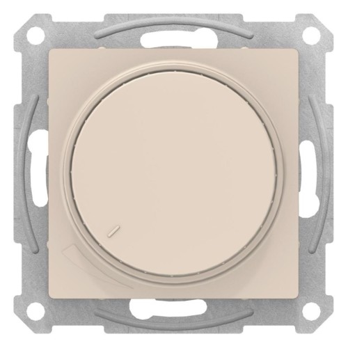 ATLASDESIGN СВЕТОРЕГУЛЯТОР (диммер) поворотно-нажимной, 315Вт, мех., БЕЖЕВЫЙ, ATN000234