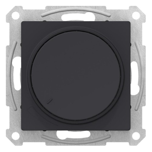 ATLASDESIGN СВЕТОРЕГУЛЯТОР (диммер) поворотно-нажимной, 315Вт, мех., КАРБОН, ATN001034