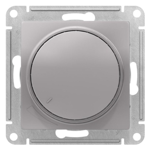 ATLASDESIGN СВЕТОРЕГУЛЯТОР (диммер) поворотно-нажимной, 630Вт, мех., АЛЮМИНИЙ, ATN000336