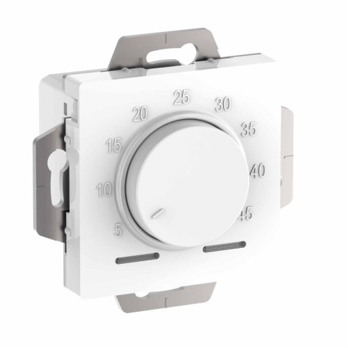 ATLASDESIGN ТЕРМОСТАТ электрон. теплого пола с датчиком, 10A, механизм, БЕЛЫЙ, ATN000135