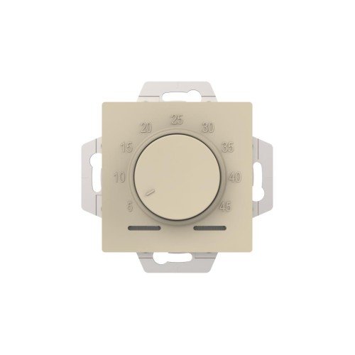 ATLASDESIGN ТЕРМОСТАТ электрон. теплого пола с датчиком, 10A, механизм, БЕЖЕВЫЙ, ATN000235