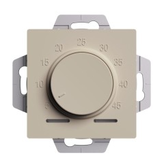 ATLASDESIGN ТЕРМОСТАТ электрон. теплого пола с датчиком, 10A, механизм, ПЕСОЧНЫЙ, ATN001235