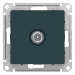 ATLASDESIGN TV РОЗЕТКА оконечная 1DB, механизм, ИЗУМРУД, ATN000891