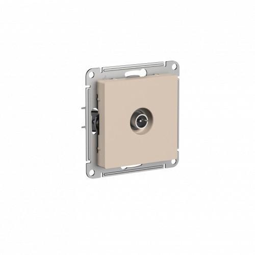 ATLASDESIGN TV РОЗЕТКА оконечная 1DB, механизм, ПЕСОЧНЫЙ, ATN001291