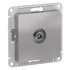 ATLASDESIGN TV РОЗЕТКА проходная 4DB, механизм, АЛЮМИНИЙ, ATN000392