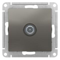 ATLASDESIGN TV РОЗЕТКА проходная 4DB, механизм, СТАЛЬ, ATN000992