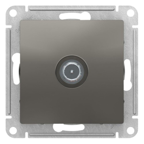 ATLASDESIGN TV РОЗЕТКА проходная 4DB, механизм, СТАЛЬ, ATN000992