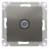 ATLASDESIGN TV РОЗЕТКА проходная 4DB, механизм, СТАЛЬ, ATN000992