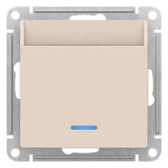 ATLASDESIGN Выключатель карточный, бежевый, ATN000267