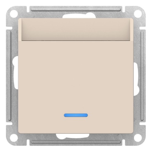 ATLASDESIGN Выключатель карточный, бежевый, ATN000267
