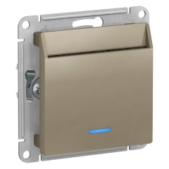 ATLASDESIGN Выключатель карточный, шампань, ATN000567