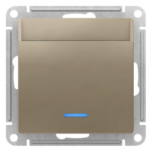 ATLASDESIGN Выключатель карточный, шампань, ATN000567