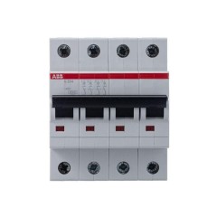 Автоматический выключатель ABB 4-полюсный S204 C63 (автомат электрический) 2CDS254001R0634