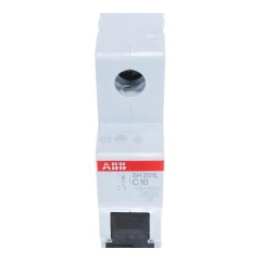 Автоматический выключатель ABB 1-полюсный SH201 C10 6кА (автомат электрический) 2CDS211001R0104