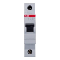 Автоматический выключатель ABB 1-полюсный SH201 C40 6кА (автомат электрический) 2CDS211001R0404