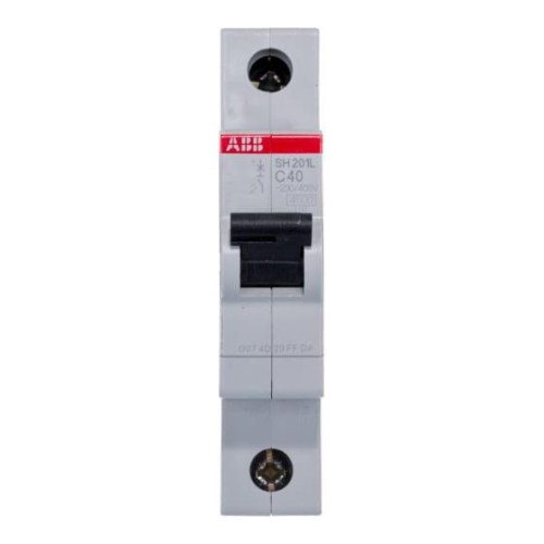 Автоматический выключатель ABB 1-полюсный SH201 C40 6кА (автомат электрический) 2CDS211001R0404