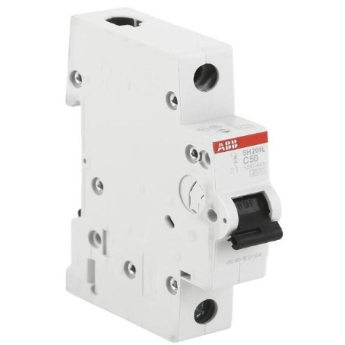 Автоматический выключатель ABB 1-полюсный SH201 C50 6кА (автомат электрический) 2CDS211001R0504