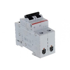 Автоматический выключатель ABB 2-полюсный SH202 C10 6кА (автомат электрический) 2CDS212001R0104