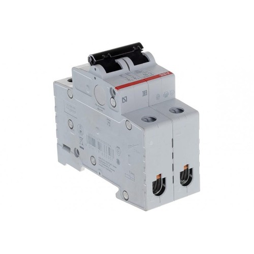 Автоматический выключатель ABB 2-полюсный SH202 C10 6кА (автомат электрический) 2CDS212001R0104