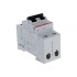 Автоматический выключатель ABB 2-полюсный SH202 C10 6кА (автомат электрический) 2CDS212001R0104