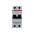 Автоматический выключатель ABB 2-полюсный SH202 C10 6кА (автомат электрический) 2CDS212001R0104