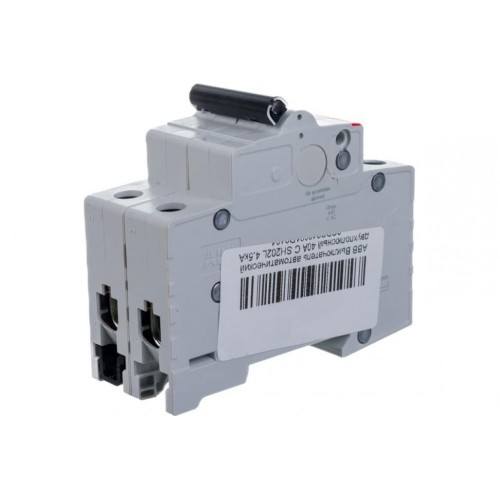 Автоматический выключатель ABB 2-полюсный SH202 C40 6кА (автомат электрический) 2CDS212001R0404