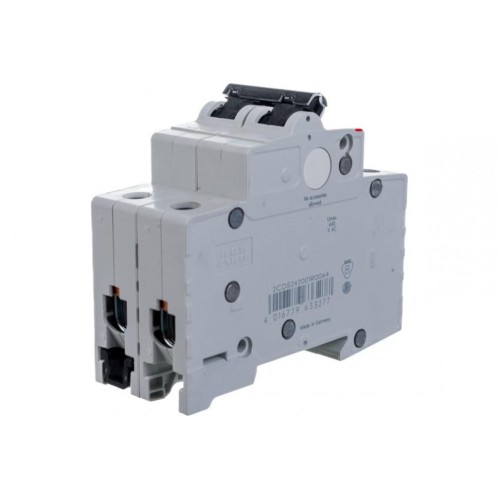 Автоматический выключатель ABB 2-полюсный SH202 C6 6кА (автомат электрический) 2CDS212001R0064