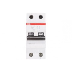 Автоматический выключатель ABB 2-полюсный SH202 C63 6кА (автомат электрический) 2CDS212001R0634