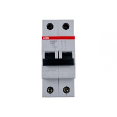 Автоматический выключатель ABB 2-полюсный SH202 C63 6кА (автомат электрический) 2CDS212001R0634