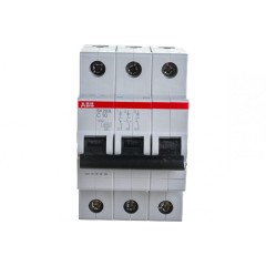 Автоматический выключатель ABB 3-полюсный SH203 C10 6кА (автомат электрический) 2CDS213001R0104