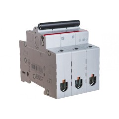 Автоматический выключатель ABB 3-полюсный SH203 C10 6кА (автомат электрический) 2CDS213001R0104