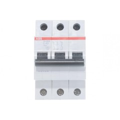 Автоматический выключатель ABB 3-полюсный SH203 C40 6кА (автомат электрический) 2CDS213001R0404